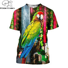 2020 moda masculina t camisa 3d todo impresso animal papagaio t camisas unisex rua harajuku camisa de manga curta verão casual topos 2024 - compre barato