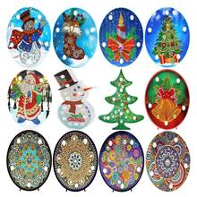 DIY LED Special Shaped Diamond Painting Light Santa Claus Needlework Home Lamp for Christmas Ornament Night Light 2024 - buy cheap