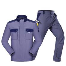 New Durable Work Clothing Men Women Reflective Jacket+Pants Wear Resistant Machine Auto Repair Welder Workshop Coveralls Uniform 2024 - buy cheap