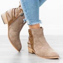 Ankle boots for women High heel boots Sexy Pointed Toe 2019 Winter Fashion shoes woman botas mujer boots femme 2024 - buy cheap