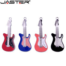 JASTER Crystal guitar pen drive musical instrument usb flash drive gift pendrive 4GB 16GB 32GB 64GB metal guitars memory stick 2024 - buy cheap