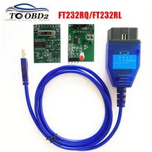 Cable de diagnóstico OBD2 para VAG, para Fiat KKL 409 FTDI FT232RL FT232RQ Chip para VAG KKL, interfaz de interruptor USB de 4 vías 2024 - compra barato