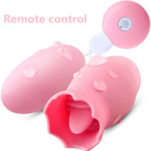 Tongue Vibrator USB Vibrating Egg G-spot Vagina Massage Clitoris Stimulator Erotic Licking Vibration Sex Toys For Women Sex Shop 2024 - buy cheap