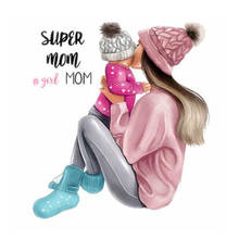 Нашивки Super Mom для одежды, велосипедный значок, термопечать, необычные вещи, модные нашивки, наклейки для одежды, рождественский подарок 2024 - купить недорого