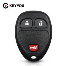 KEYYOU 3 Buttons No Chip Blank Remote 2 + 1 Panic Key Shell Case Cover For Buick Hummer H3 GMC For Chevrolet Colorado Isuzu 2024 - buy cheap