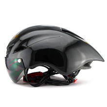 Cycling Helmet Road Mtb Mountain Integral Triathlon Bike Helmets Men Race Bicycle Helmet With Sun Visor Lens Glasses Equipment 2024 - buy cheap