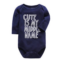 Newborn bodysuit baby babies bebes clothes long sleeve cotton printing infant clothing 1pcs 0-24 Months 2024 - buy cheap