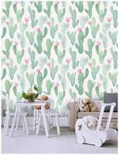 Home Wallpaper Removable for Lockers Green/Pink Vinyl Self Adhesive  Cactus Peel and Stick Contact Paper Bedroom Decor 2024 - buy cheap