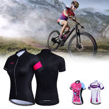 X-tiger-camisetas de Ciclismo de manga corta para mujer, camisetas transpirables de secado rápido para bicicleta de montaña, Verano 2024 - compra barato