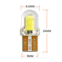 New LED  W5W 194 168 W5W COB 8SMD LED car bulb CANBUS silicon dioxide bright white license plate bulb 2024 - buy cheap