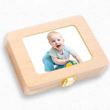 Wooden Photo Frame Fetal Hair Deciduous Tooth Box Newborn Baby Souvenirs Gift D0AF 2024 - buy cheap