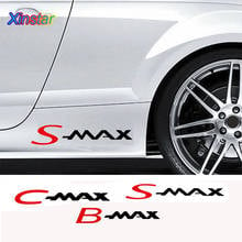 2pcs/lot car side body sticker for ford smax cmax BMAX 2024 - buy cheap