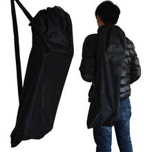 Рюкзак для скейтбординга, сумка на плечо, сумка через плечо, скейтборд, длинная Наплечная Сумка, чехол для переноски, сумки на шнурке из ткани Оксфорд, черный 2024 - купить недорого
