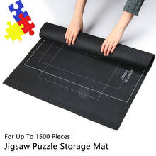 New Puzzles Blanket For Up to 1500 Pieces Jigsaw Puzzles Mat Roll Felt Storage Pad Play Mat Puzzle Game Accessories 26x46 inch 2024 - buy cheap