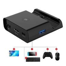 1pc MINI Dock for Switch NS Portable Type-C Game Console Charger Dock HDMI-compatible to TV Video Converter Station Adapter 2024 - buy cheap