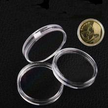 10X 25mm plastic Capsules Coin Box Display Cases Clear Round Boxed Lighthouse Coin Holder Coin Plastic Storage Capsules Holder 2024 - buy cheap