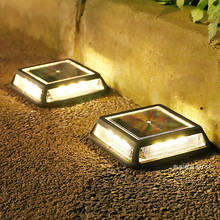 Luces de cubierta Solar LED para exteriores, luz de camino de paso, impermeable, de advertencia de seguridad, 1/2/3/4/6/8 Uds. 2024 - compra barato