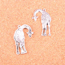 24 pcs Charms giraffe,Antique Making pendant fit,Vintage Tibetan Silver,jewelry DIY bracelet necklace 42*28mm 2024 - buy cheap