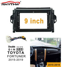 9 Inch Car Fascia For TOYOTA FORTUNER 2015-2018 Double Din Car Dvd Frame Install Panel Dash Mount Installation Dashboard 2024 - buy cheap
