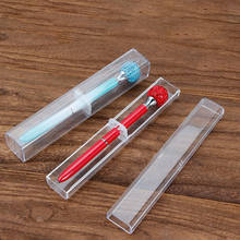 15x2.0cm Plastic Transparent Acrylic Cylinder Tube Pencil Cases Gift Boxes Office School Supplies Pens Pencils Bags Pencil Cases 2024 - buy cheap
