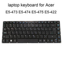 Backlit keyboard E5 473 Replacement keyboards for Acer Aspire E5 474 473G 473T TG CF Canadian French black LV4P A51BWL NSK RDEBU 2024 - buy cheap