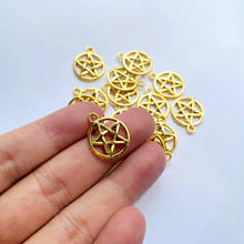 30 pçs pentagrama conector encantos jóias para mulheres diy colar pulseira chaveiro acessórios estéticos jóias que fazem suprimentos 2024 - compre barato