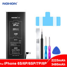 NOHON Lithium Battery For Apple iPhone 6 6S 7 8 Plus 6Plus 6SPlus 7Plus 8Plus Phone Replacement Batteries Max Capacity Free Tool 2024 - buy cheap