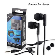 Gaming Earphones Wire Headset With Mic New 3.5MM In-Ear Stereo Earbuds Wire Headphones For PS4 2024 - buy cheap