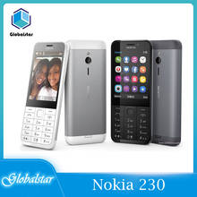 Nokia-teléfono móvil 230 renovado, original, desbloqueado, GSM, 2,8 pulgadas, Tarjeta SIM Dual y única, 2MP, teclado QWERTY, Inglés 2024 - compra barato