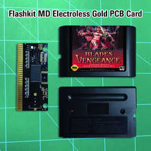 Blades of Vengeance - Flashkit MD Electroless Gold PCB Card 16 bit MD Games Cartridge For MegaDrive Genesis console 2024 - buy cheap
