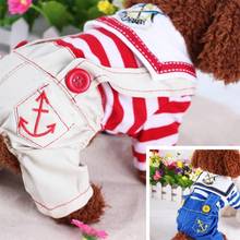 PUOUPUOU Striped Dog Clothes Winter Warm Cartoon Pets Dogs Clothes for Small Dogs French Bulldog Teddy Luxury Costume XS-XXL 2024 - buy cheap