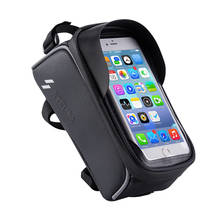 High Quality! Waterproof Handlebar Bag Bicycle Front Top Tube Pouch Phone Holder with Lid Touchscreen Bike Accessories 2024 - buy cheap