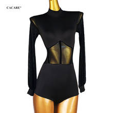 Novo bodysuit para a competição de dança de salão vestidos de dança de tango valsa padrão flamenco traje personalizar d0825 2024 - compre barato