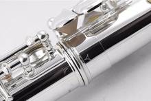 Hot 271S Professional Brand Flute Type Small Elbow The 16 Key Hole Openings C Flute Silver Body Gold Keys Instrument 2024 - buy cheap