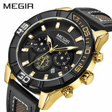 MEGIR Mens Watches Top Brand Luxury Waterproof Quartz Watch Man Luminous Business Wristwatches Hour Reloj Hombre Zegarek Damski 2024 - buy cheap