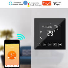 Tuya 16A 3A WIFI Smart Thermostat Electric Floor Heating Water/Gas Boiler Temperature Controller Work With Google Home 2024 - buy cheap