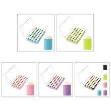 Finger Sponge Daubers with Storage Case 40 Pack Craft Sponge Daubers for Drawing Painting Ink Craft Stamping Card Making DIY 2024 - buy cheap