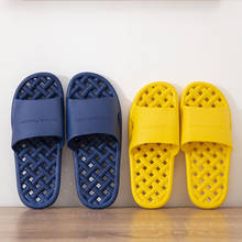 Bathroom Hollowed-out Women Slippers Couple Indoor Shoes EVA Flip Flops Summer Non-slip Quick-drying Home Bath Shower Slippers 2024 - buy cheap