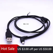 Cable de transferencia de sincronización de vídeo para cámara, conector macho USB a Cable de 8 pines en ángulo izquierdo de 90 grados para Nikon y Panasonic 2024 - compra barato