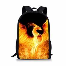 HYCOOL Customized Backpack Animal Eagle Phoenix Elephant Print Fashion Bag for Women Ladies Laptop Book Bags Rucksack for Female 2024 - buy cheap