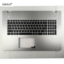 US FOR ASUS N76VZ  N76S N76VJ N76V N76VM N76 N76VB Laptop keyboard With C shell backlighting silver New English palmrest 2024 - buy cheap
