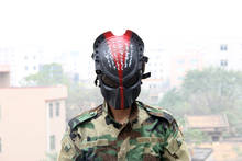 Маска на все лицо Predator Wolf 2,0, тактическая защитная маска для пейнтбола, страйкбола, армейская маска для косплевечерние, маска для Хэллоуина 2024 - купить недорого