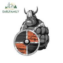 EARLFAMILY 13cm x 9.4cm For Fierce Gorilla Viking Car Bumper Stickers Cartoon Decal Waterproof Car Accessories Custom Printing 2024 - buy cheap