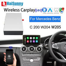 Wireless Carplay For Mercedes W205 W204 C200 Support Decoder Siri Voice Auto Reverse Camera Multimedia Screen Navigation 2024 - buy cheap