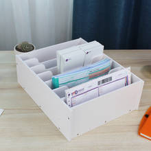 Wooden white A4 Paper Organizer Document rack Bill File Storage handmade Magazine Book stand Shelf Office Desk Organizer 2024 - buy cheap