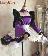 Fate/Grand Order Scathach Cosplay Costume Fashion Purple Maid Outfit Carnival Party  Role Play Clothing Custom-Make Any Size 2024 - buy cheap