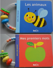 2 Books Parent child kids baby Early education French learning reading book Lovely picture cardboard pocket book Age 0 - 3 2024 - buy cheap
