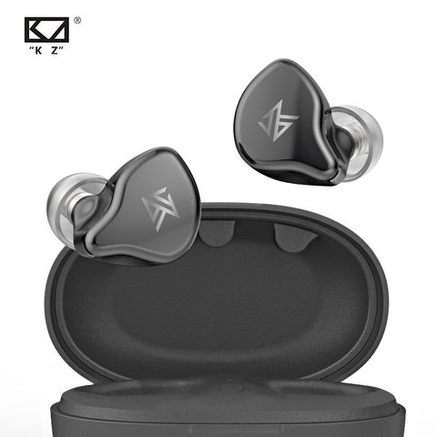 KZ S1 S1D беспроводные наушники TWS, Bluetooth 5,0, 1BA + 1DD гибридные портативные Hi-Fi стерео спортивные наушники с шумоподавлением 2022 - купить недорого