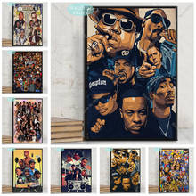 Póster de 2PAC Tupac Biggie Notorious, pósteres de JAY-Z NWA Legend Star, lienzo de pintura, arte de pared, carteles e impresiones, decoración del hogar 2024 - compra barato