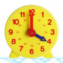 Good Quality Montessori Student Learning Clock Time Teacher Gear Clock 4 Inch 12/24 Hour Children's Educational Toys Baby Gift 2024 - buy cheap